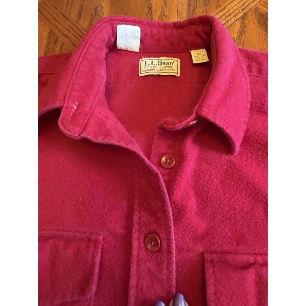 Vintage L.L. Bean women's Shirt Sze 12. - Picture 4 of 8